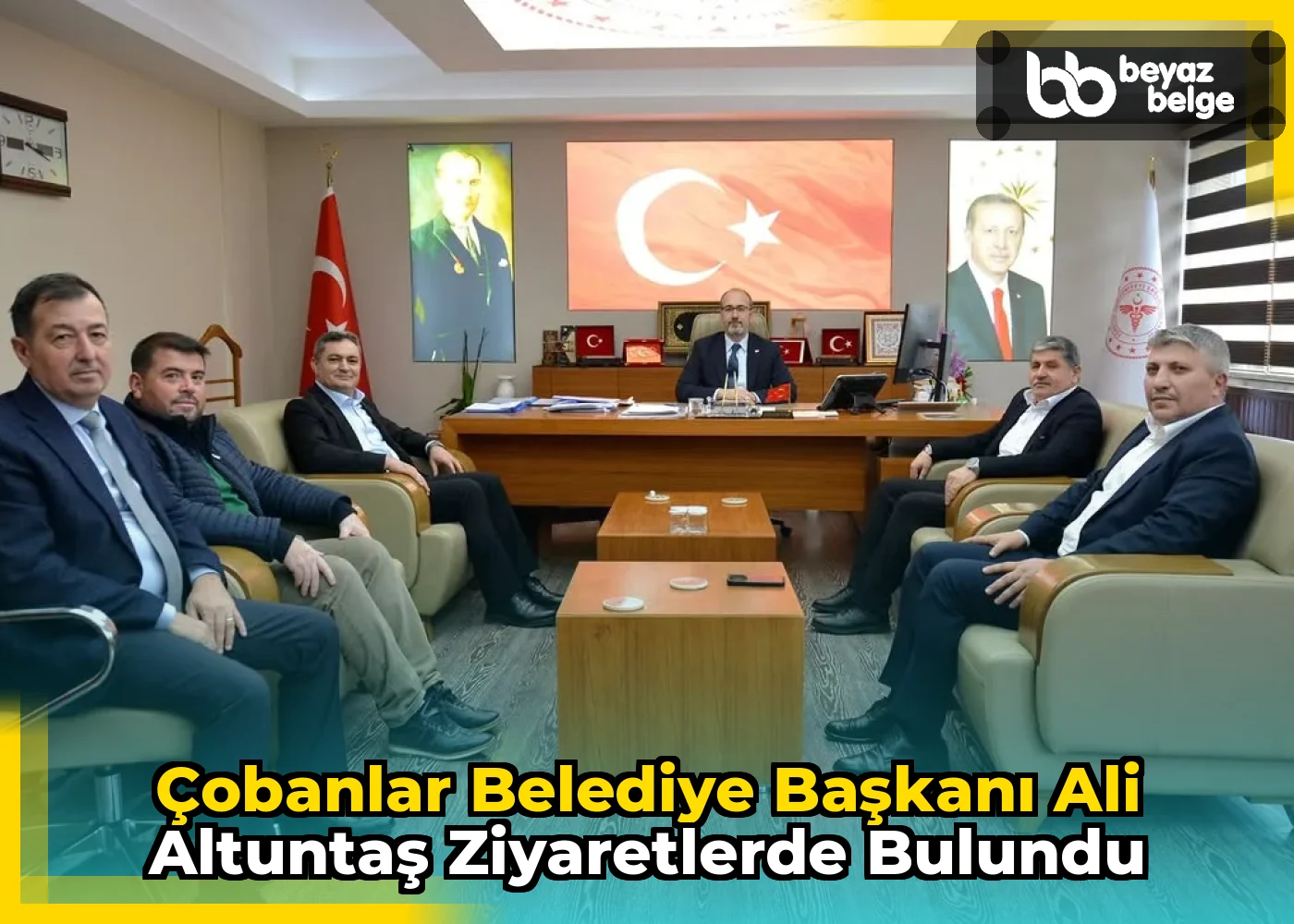 Çobanlar Belediye Başkanı Ali Altuntaş Ziyaretlerde Bulundu