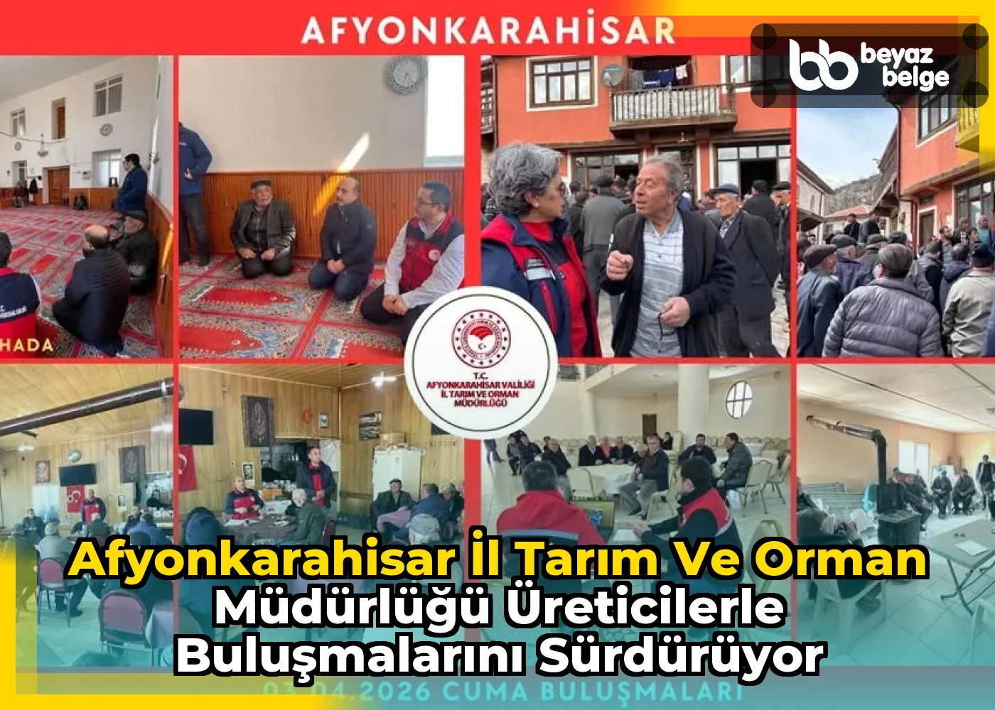 Afyonkarahisar İl Tarım ve Orman Müdürlüğü Üreticilerle Buluşmalarını Sürdürüyor