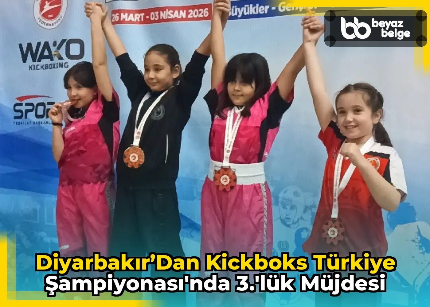 Diyarbakır’dan Kickboks Türkiye Şampiyonası'nda 3.'lük Müjdesi