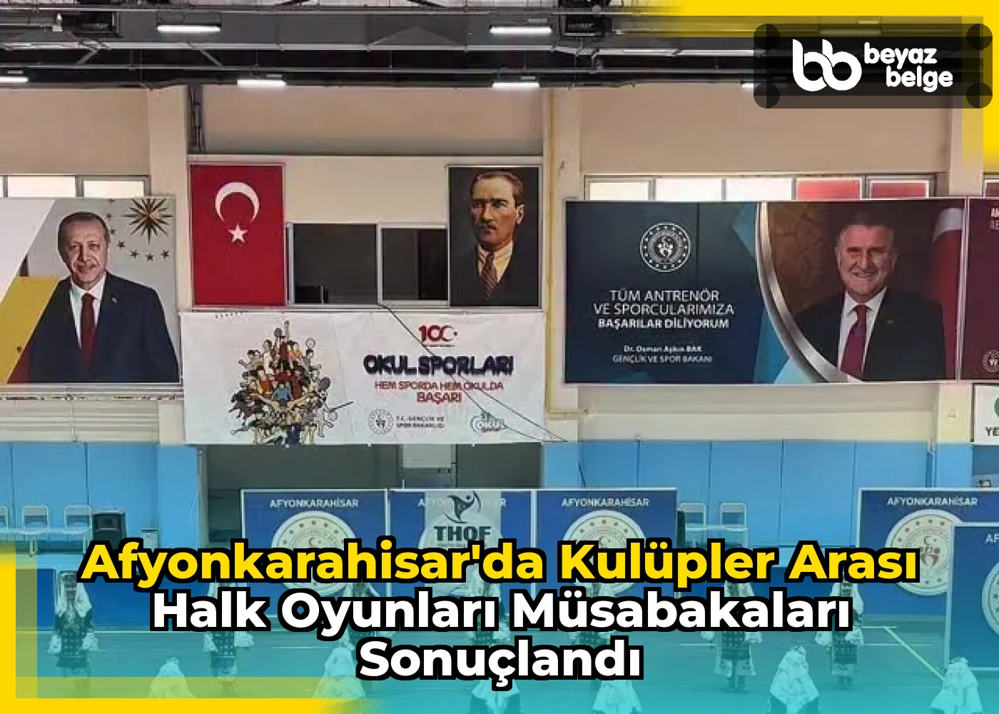 Afyonkarahisar'da Kulüpler Arası Halk Oyunları Müsabakaları Sonuçlandı