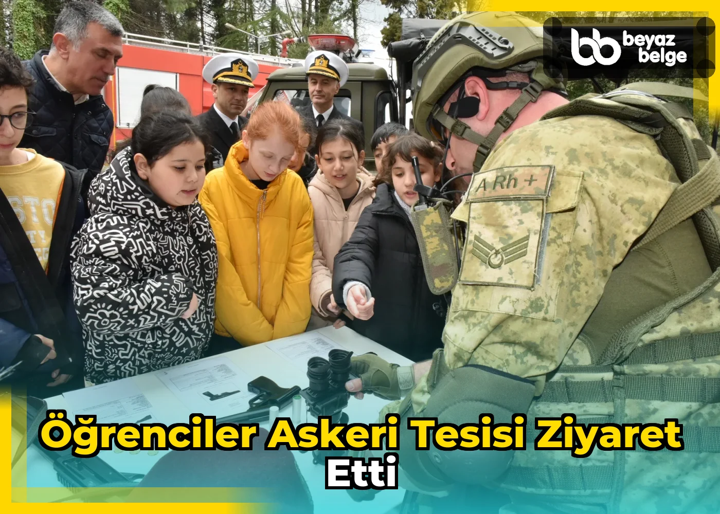Öğrenciler Askeri Tesisi Ziyaret Etti