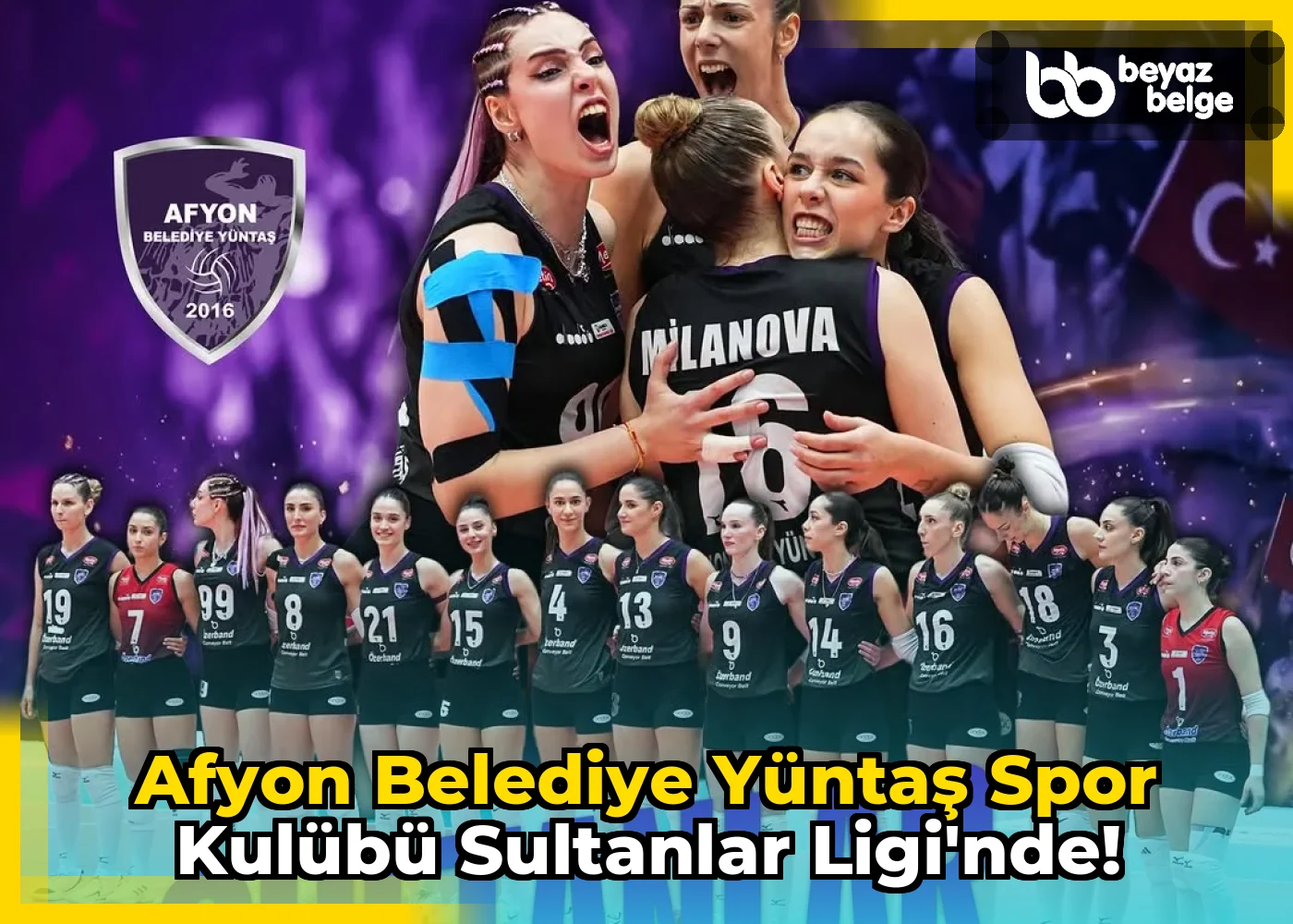 Afyon Belediye Yüntaş Spor Kulübü Sultanlar Ligi'nde!