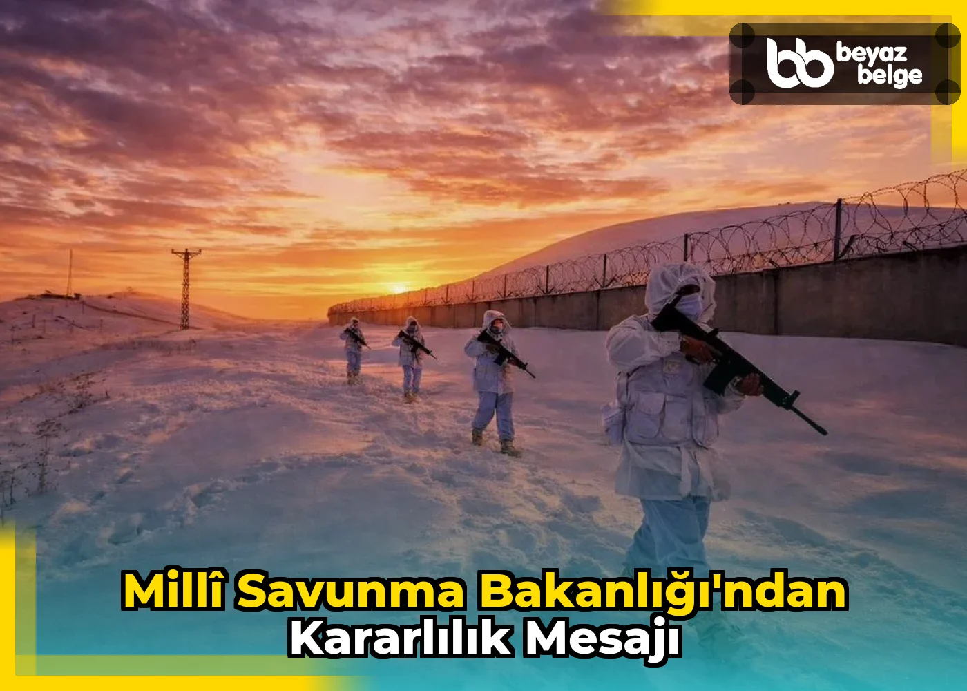 Millî Savunma Bakanlığı'ndan kararlılık mesajı
