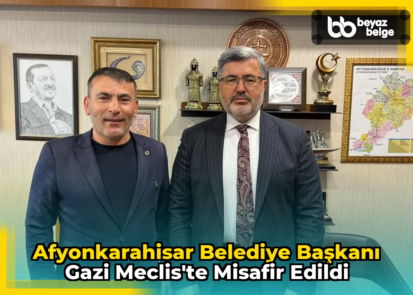 Afyonkarahisar Belediye Başkanı Gazi Meclis'te Misafir Edildi