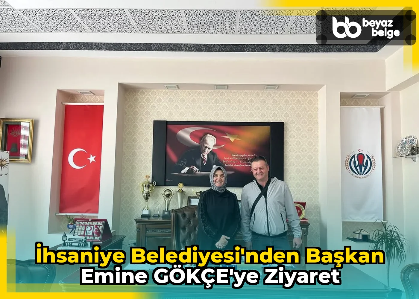 İhsaniye Belediyesi'nden Başkan Emine GÖKÇE'ye Ziyaret