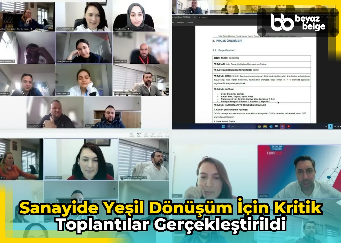 Sanayide Yeşil Dönüşüm İçin Kritik Toplantılar Gerçekleştirildi