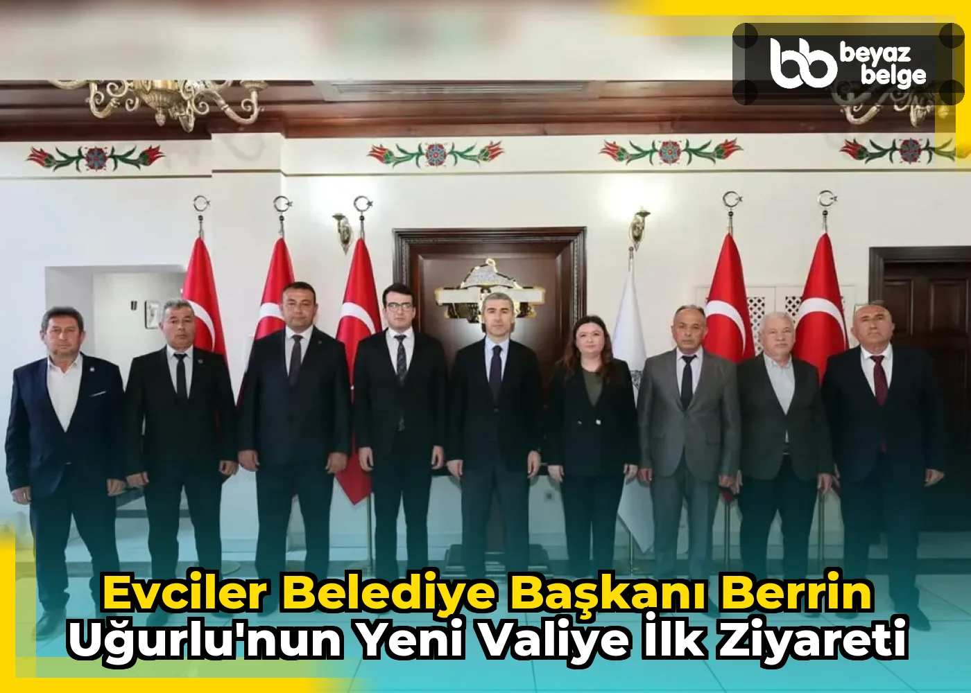 Evciler Belediye Başkanı Berrin Uğurlu'nun Yeni Valiye İlk Ziyareti
