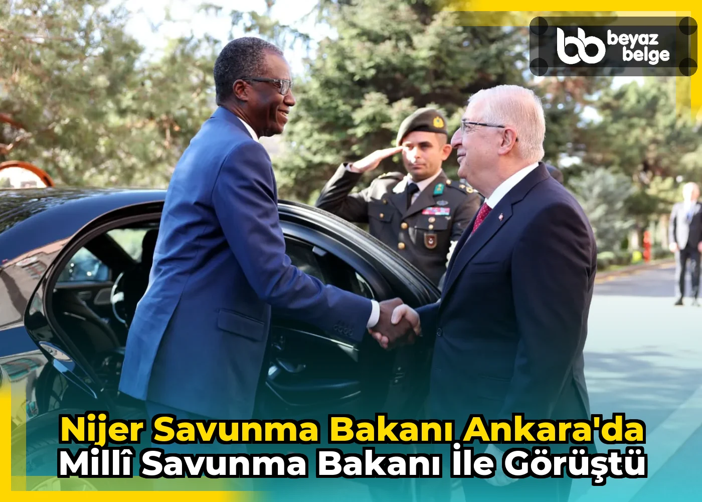 Nijer Savunma Bakanı Ankara'da Millî Savunma Bakanı ile Görüştü