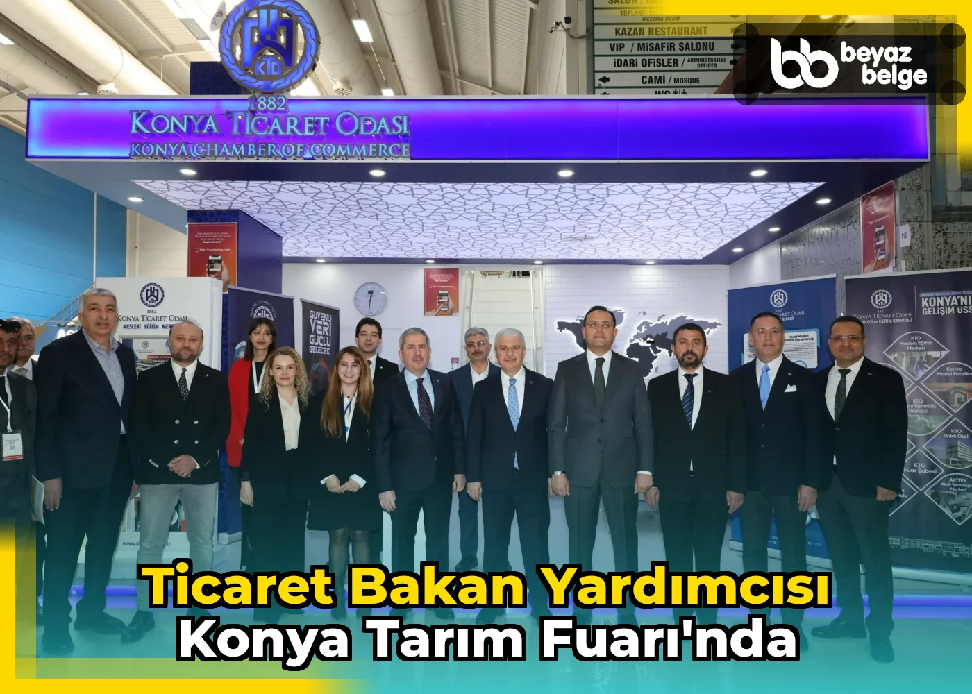 Ticaret Bakan Yardımcısı Konya Tarım Fuarı'nda