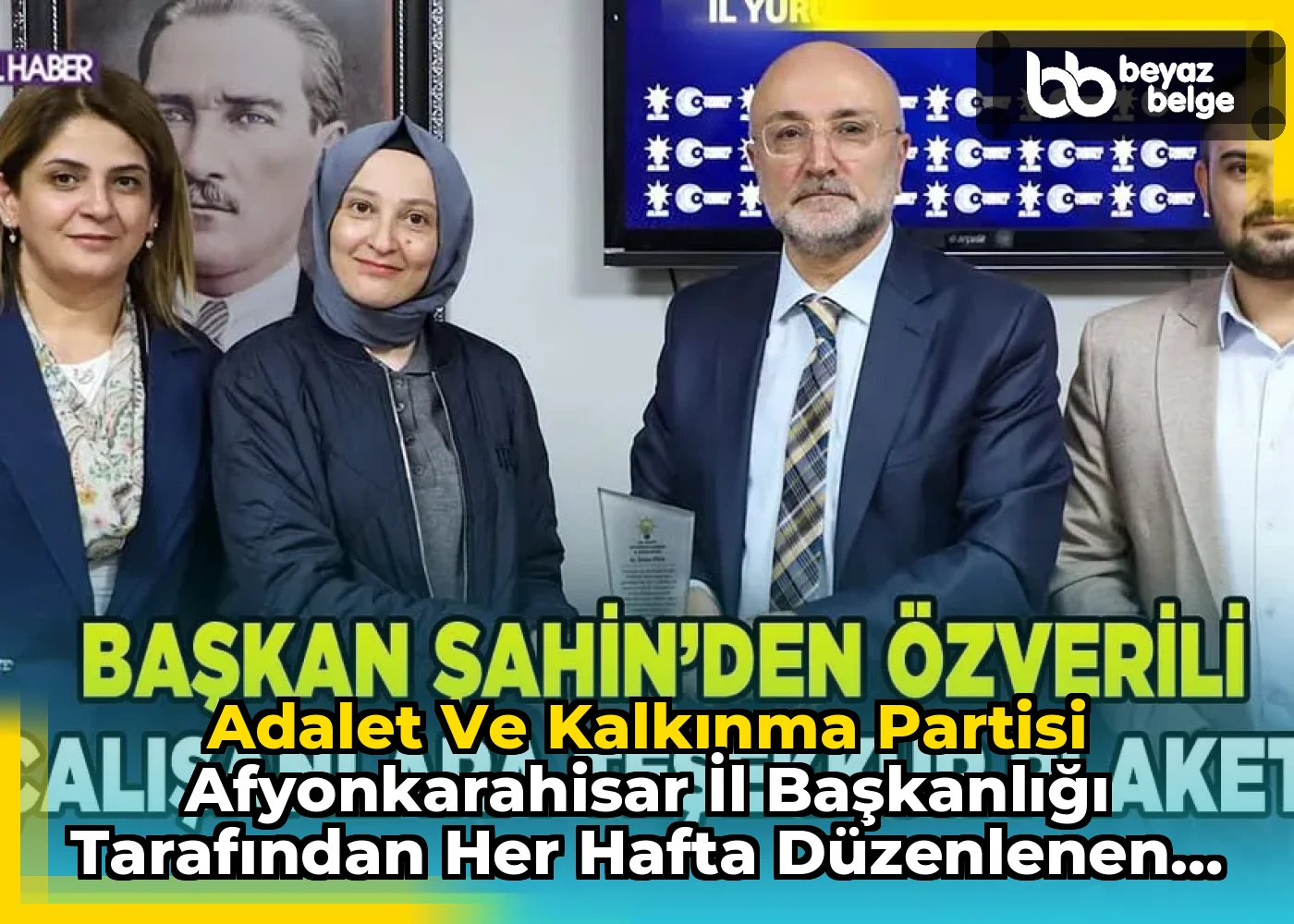 Adalet ve Kalkınma Partisi Afyonkarahisar İl Başkanlığı tarafından her hafta düzenlenen İl Yönetim Kurulu...