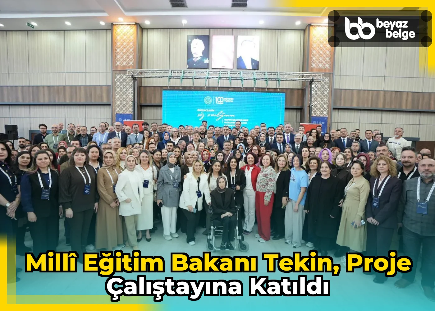 Millî Eğitim Bakanı Tekin, Proje Çalıştayına Katıldı