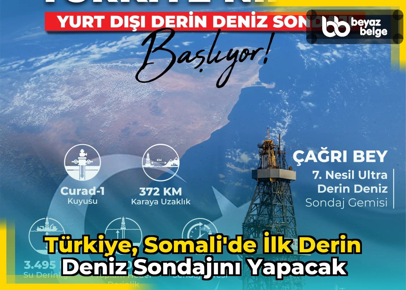 Türkiye, Somali'de ilk derin deniz sondajını yapacak