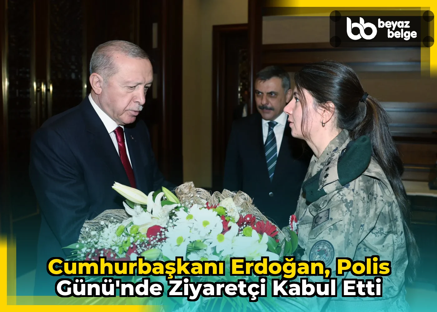 Cumhurbaşkanı Erdoğan, Polis Günü'nde Ziyaretçi Kabul Etti