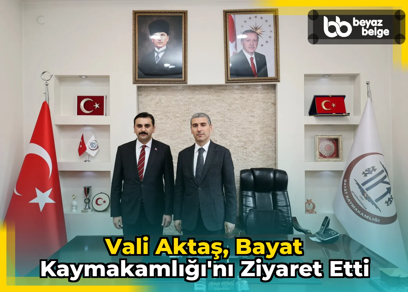Vali Aktaş, Bayat Kaymakamlığı'nı Ziyaret Etti