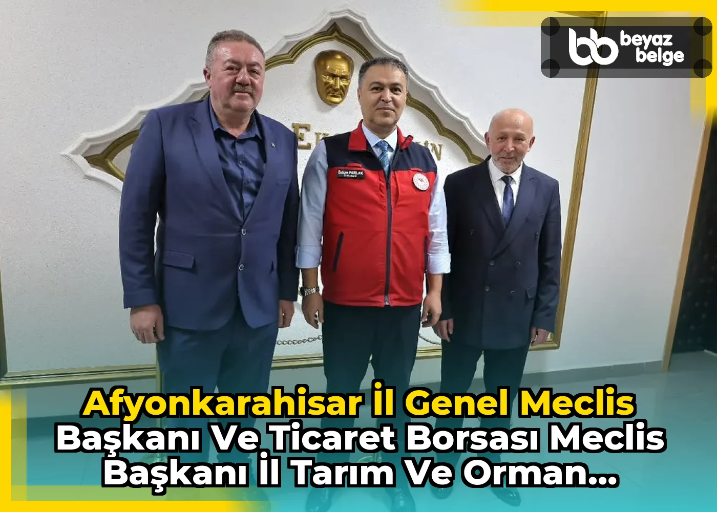 Afyonkarahisar İl Genel Meclis Başkanı ve Ticaret Borsası Meclis Başkanı İl Tarım Ve Orman Müdürlüğü'nü Ziyaret Etti