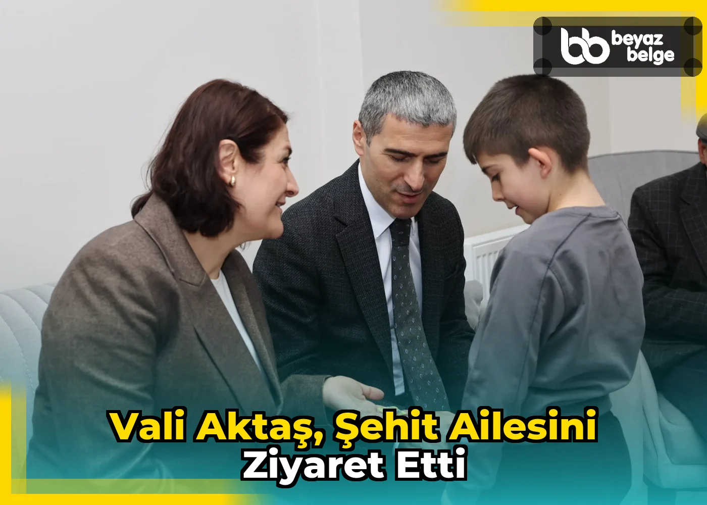 Vali Aktaş, Şehit Ailesini Ziyaret Etti