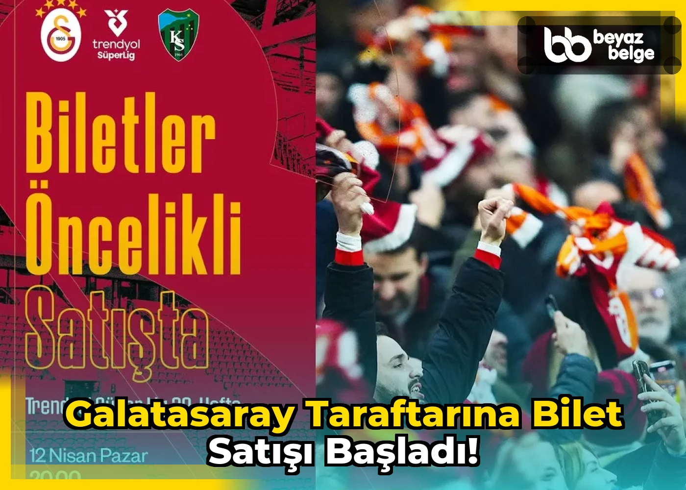Galatasaray Taraftarına Bilet Satışı Başladı!
