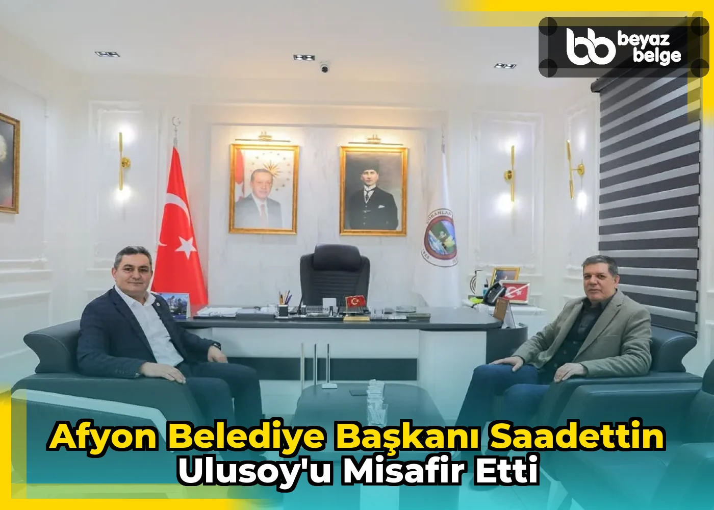 Afyon Belediye Başkanı Saadettin Ulusoy'u Misafir Etti