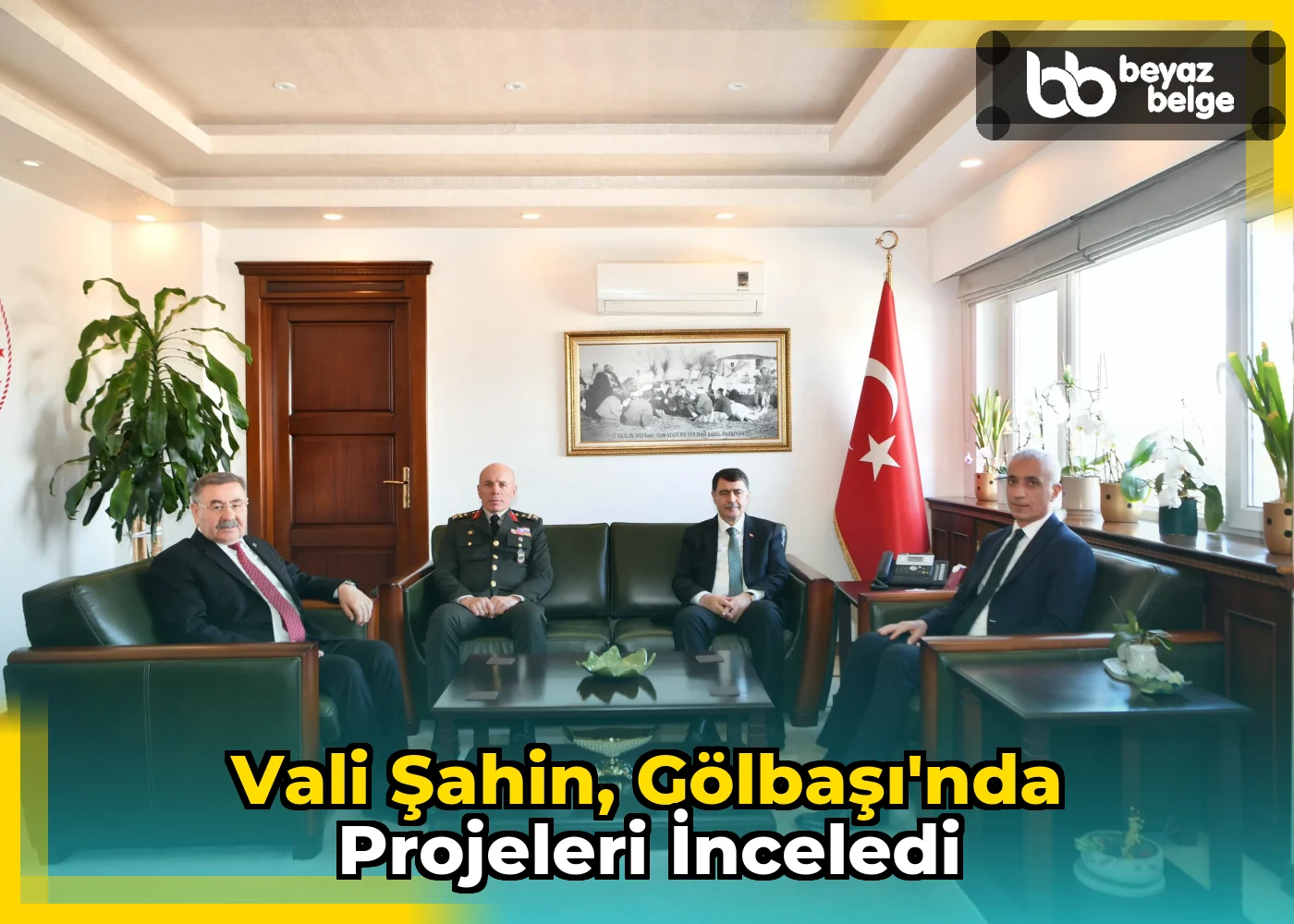 Vali Şahin, Gölbaşı'nda Projeleri İnceledi