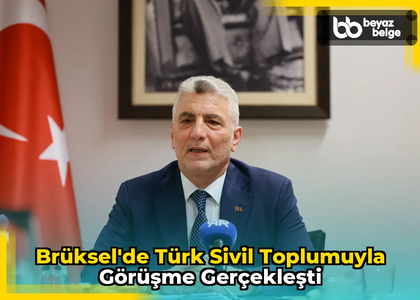 Brüksel'de Türk Sivil Toplumuyla Görüşme Gerçekleşti