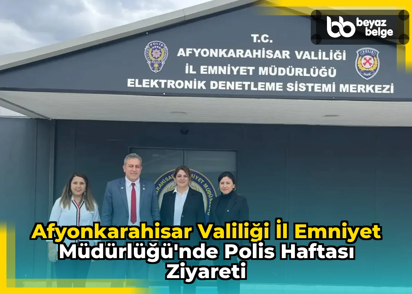 Afyonkarahisar Valiliği İl Emniyet Müdürlüğü'nde Polis Haftası Ziyareti