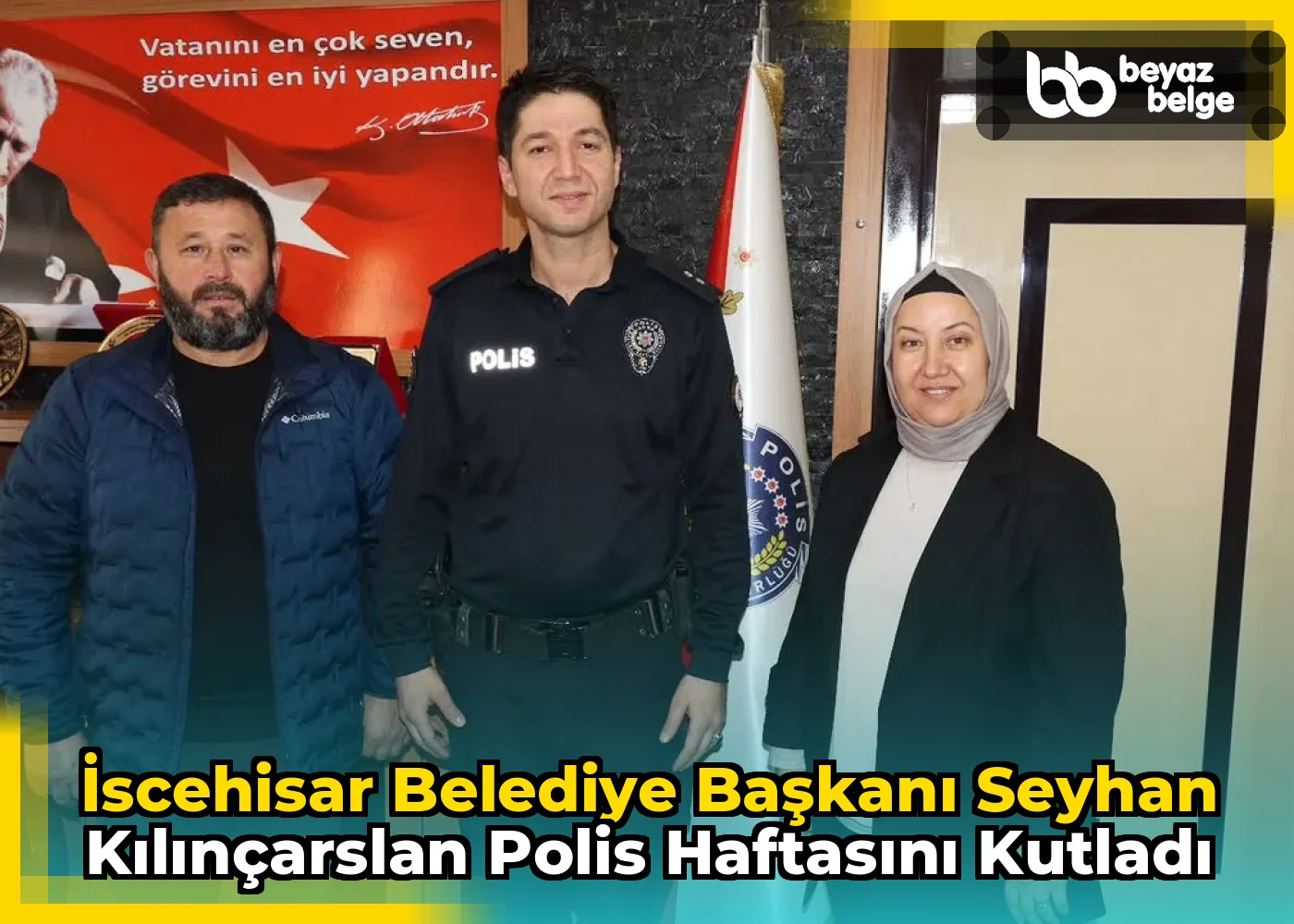 İscehisar Belediye Başkanı Seyhan Kılınçarslan Polis Haftasını Kutladı