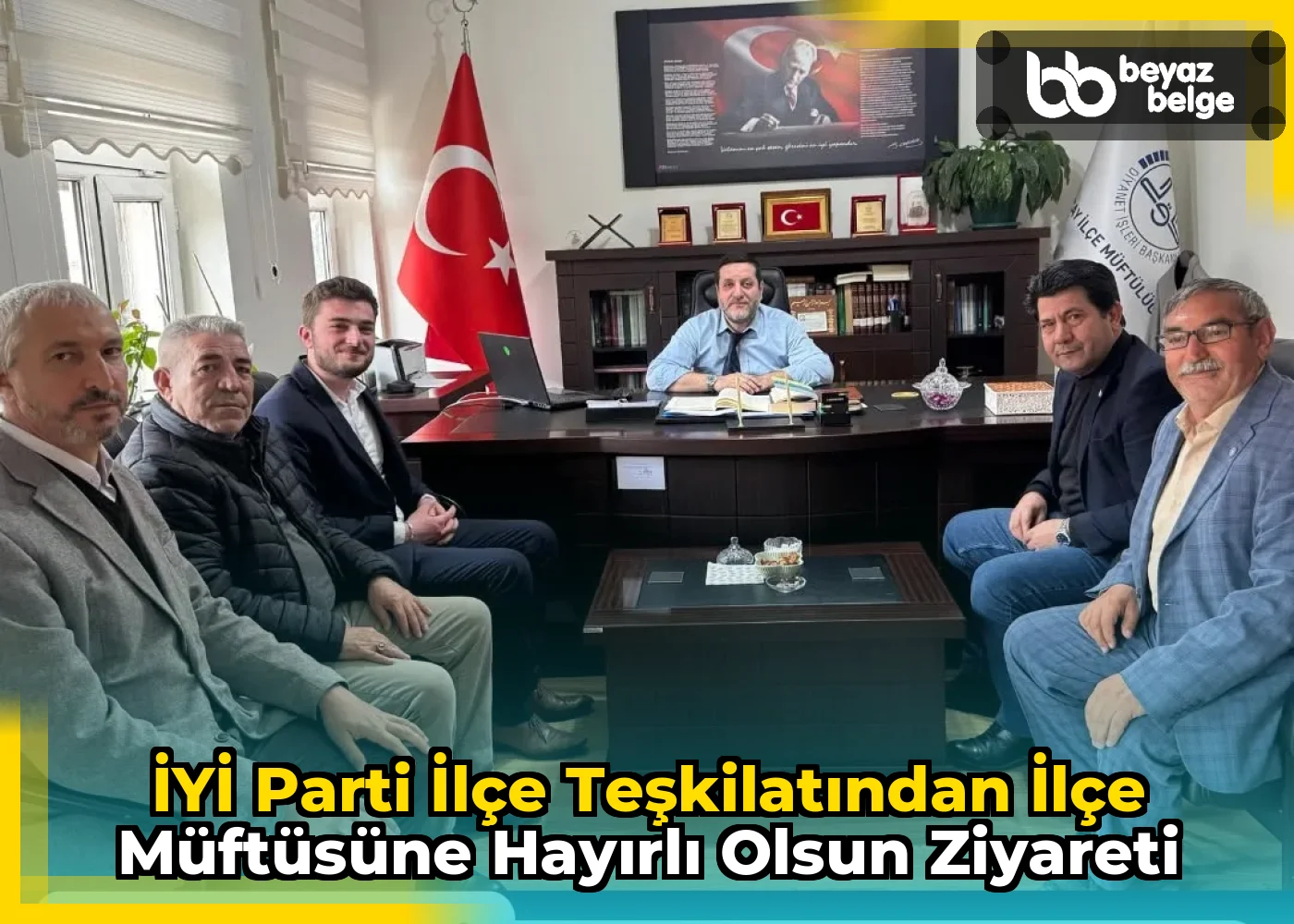 İYİ Parti İlçe Teşkilatından İlçe Müftüsüne Hayırlı Olsun Ziyareti