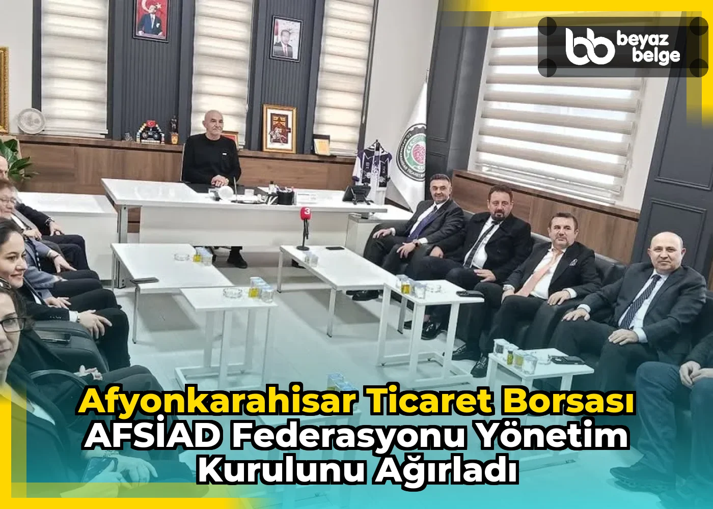 Afyonkarahisar Ticaret Borsası AFSİAD Federasyonu Yönetim Kurulunu Ağırladı