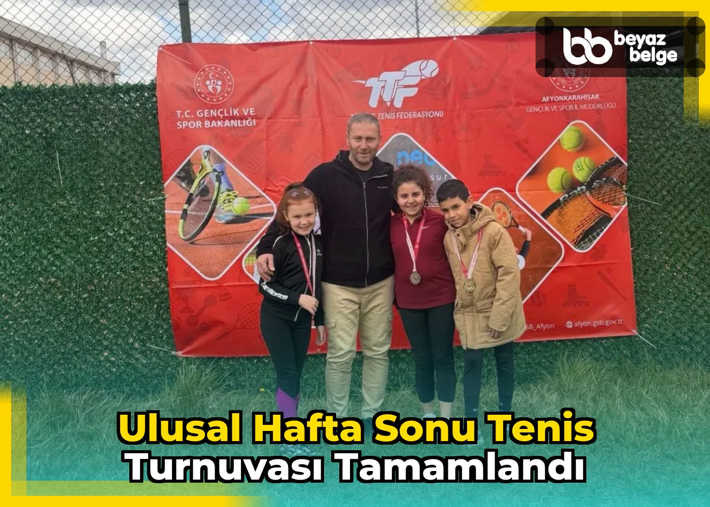 Ulusal Hafta Sonu Tenis Turnuvası Tamamlandı