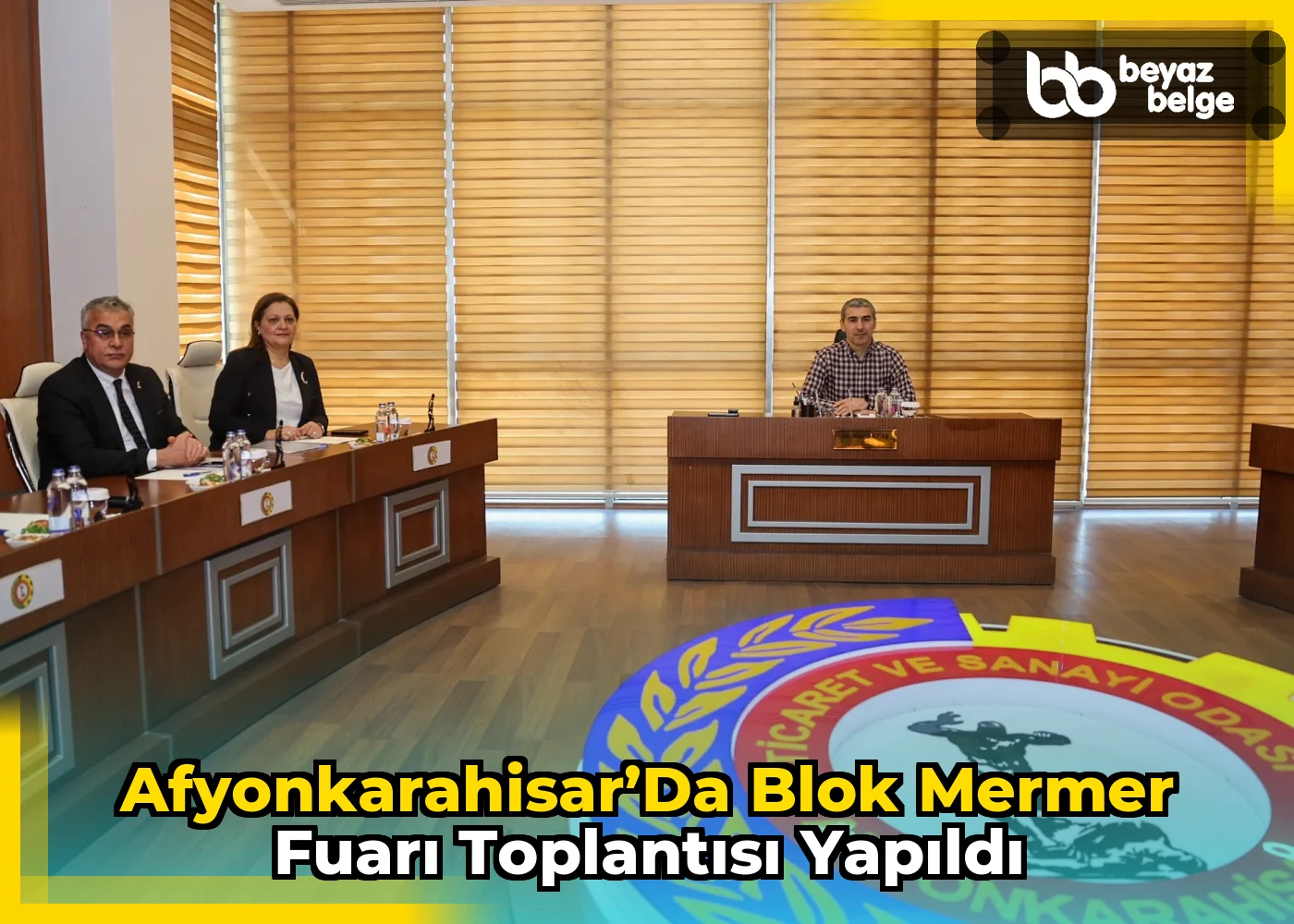 Afyonkarahisar’da Blok Mermer Fuarı Toplantısı Yapıldı