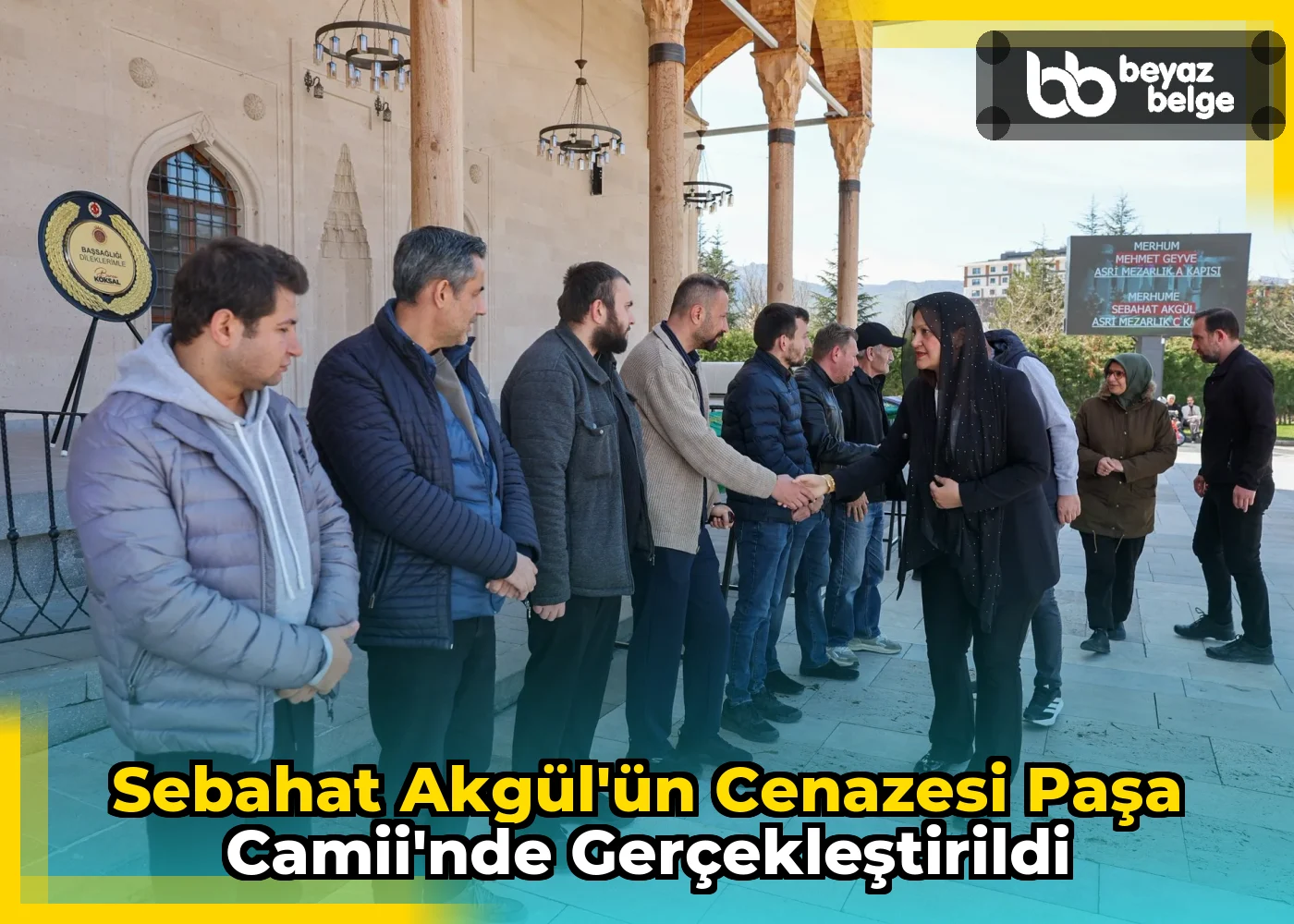 Sebahat Akgül'ün cenazesi Paşa Camii'nde gerçekleştirildi