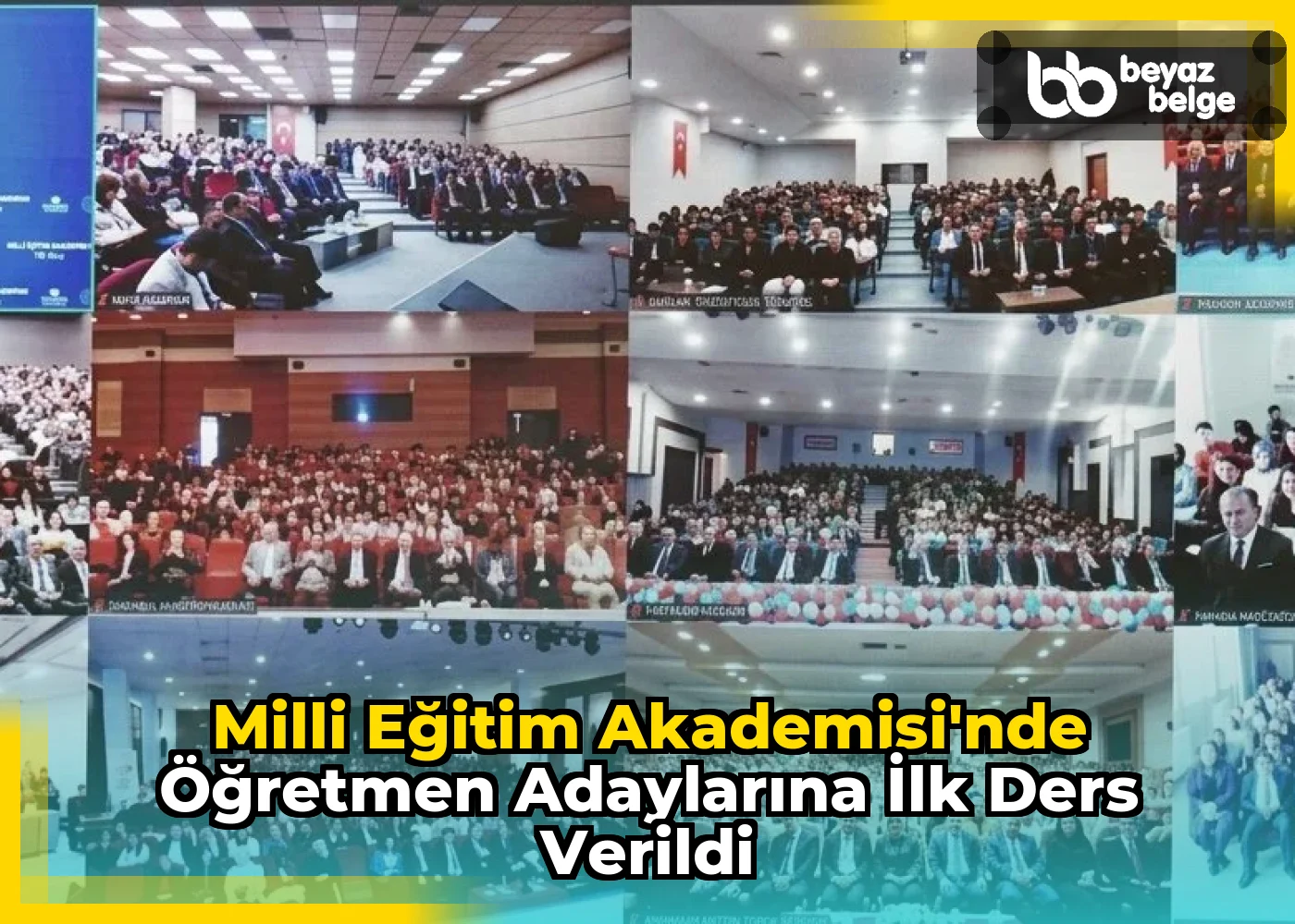 Milli Eğitim Akademisi'nde Öğretmen Adaylarına İlk Ders Verildi