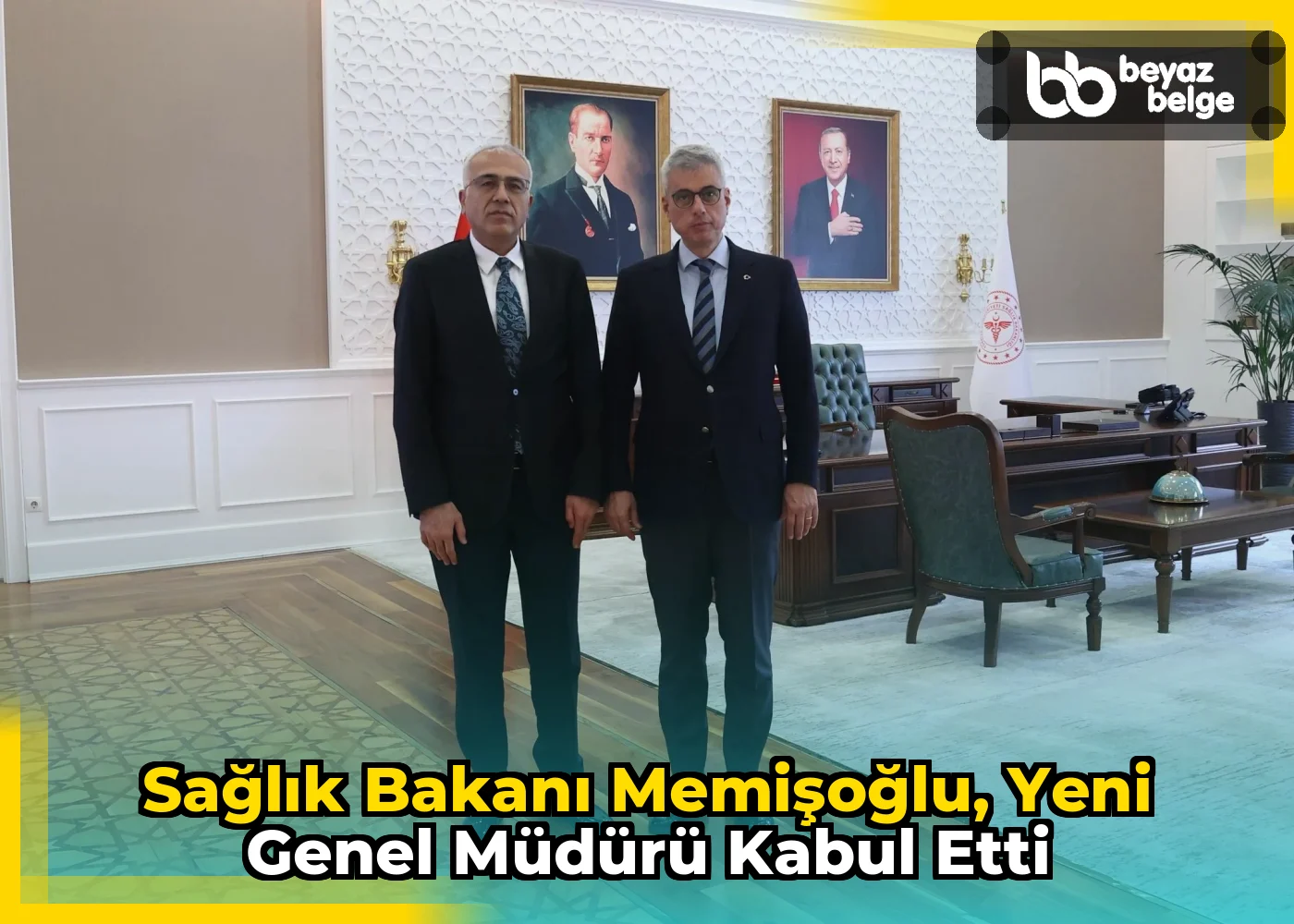 Sağlık Bakanı Memişoğlu, Yeni Genel Müdürü Kabul Etti