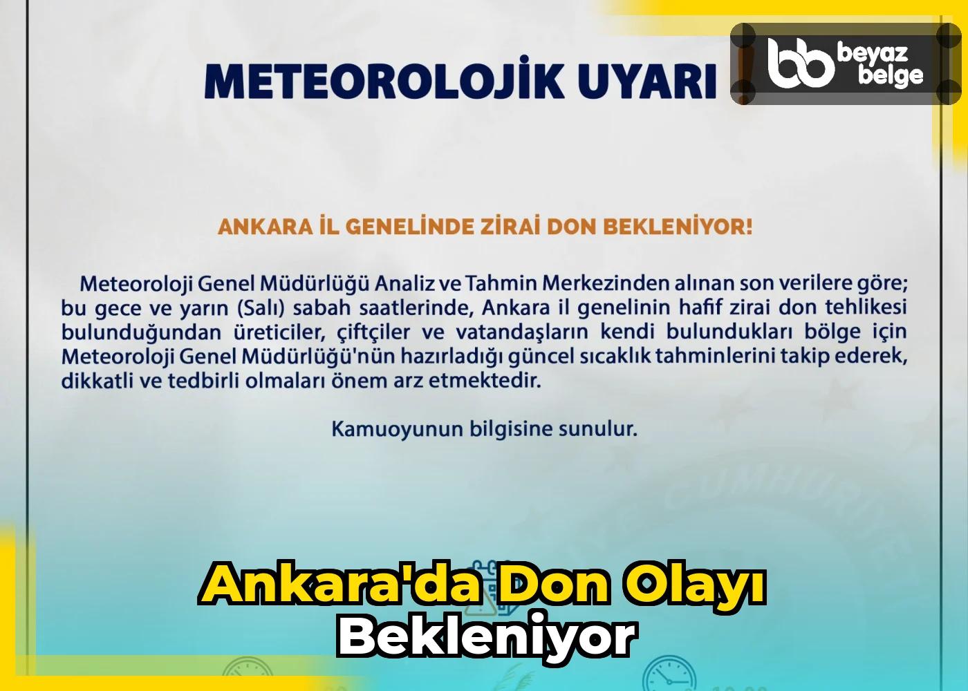 Ankara'da Don Olayı Bekleniyor