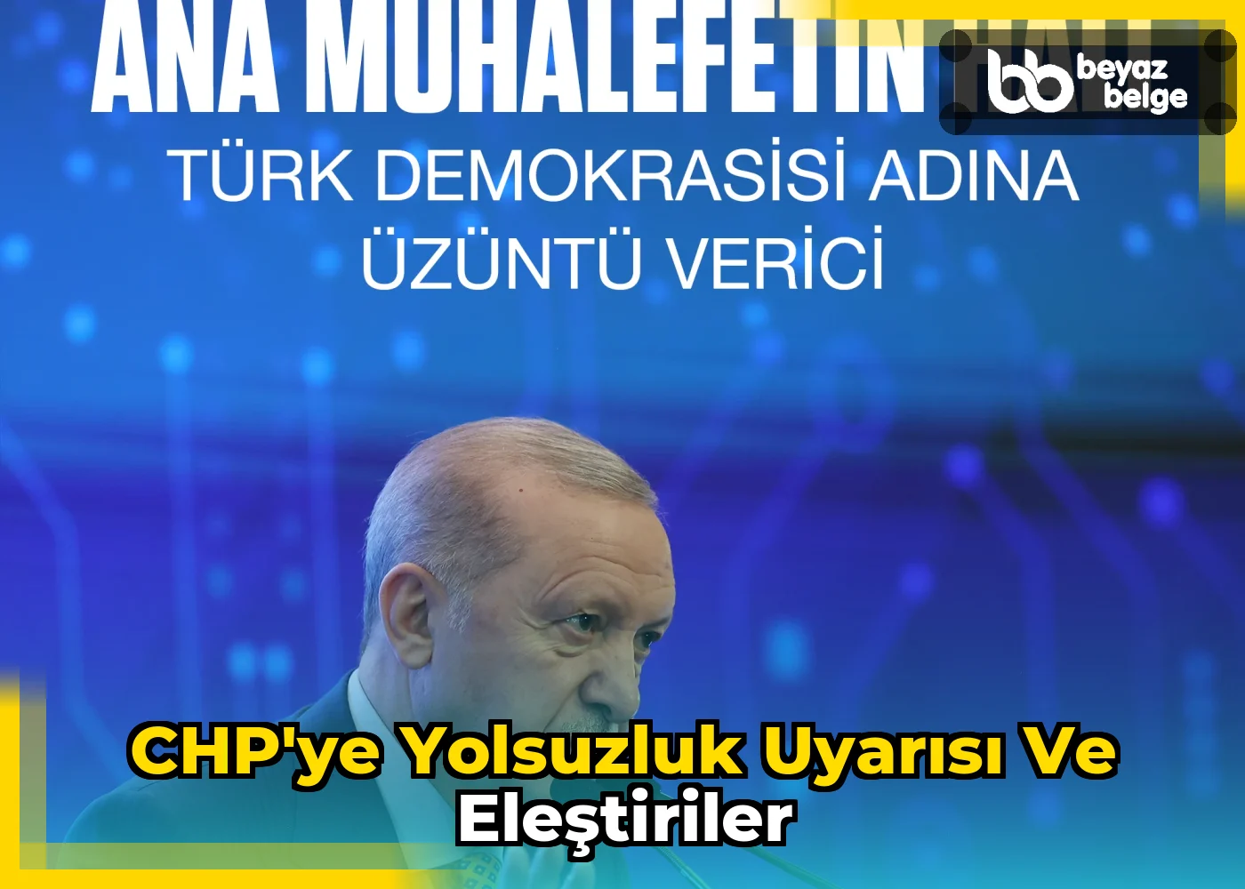 CHP'ye yolsuzluk uyarısı ve eleştiriler