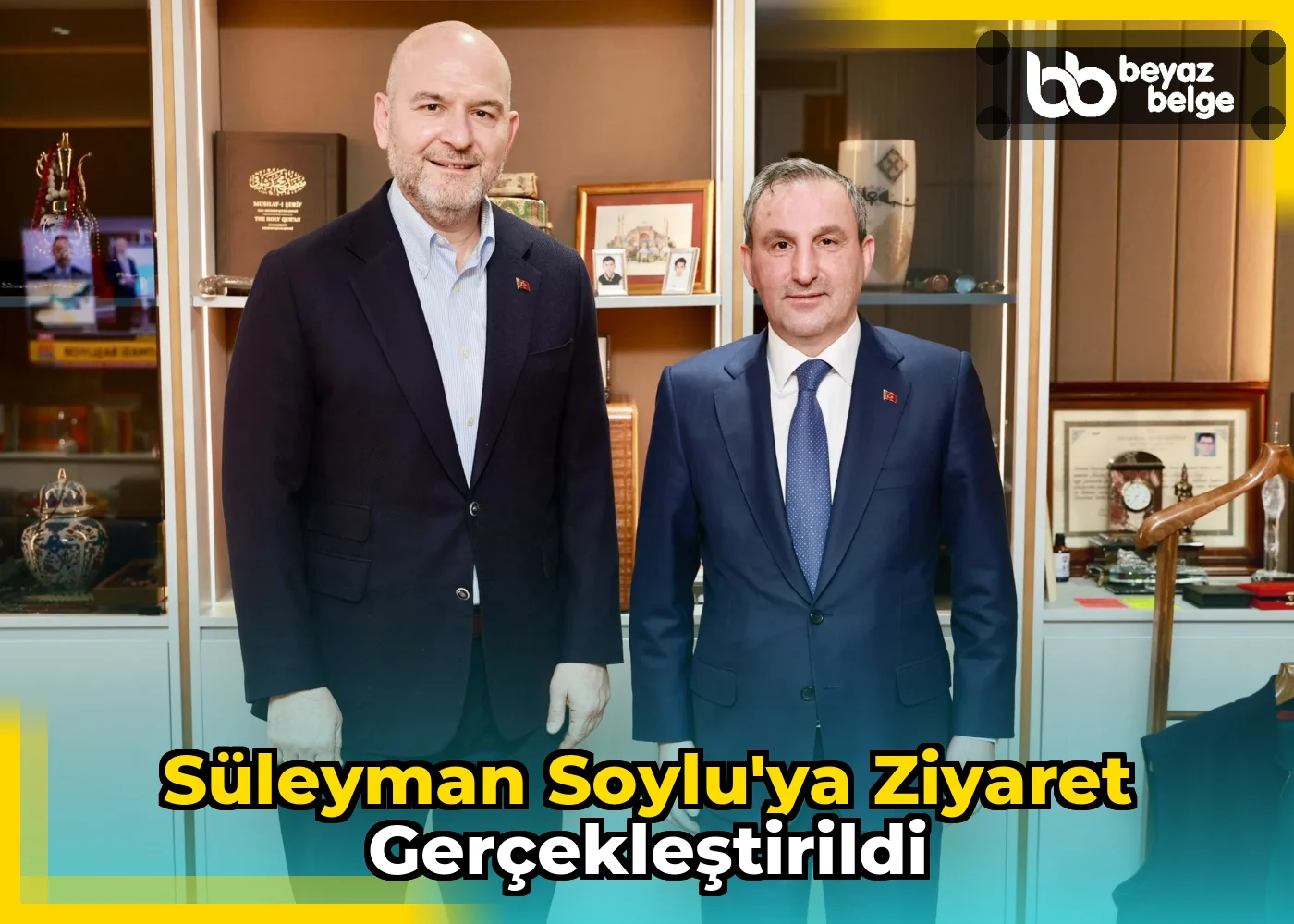 Süleyman Soylu'ya ziyaret gerçekleştirildi