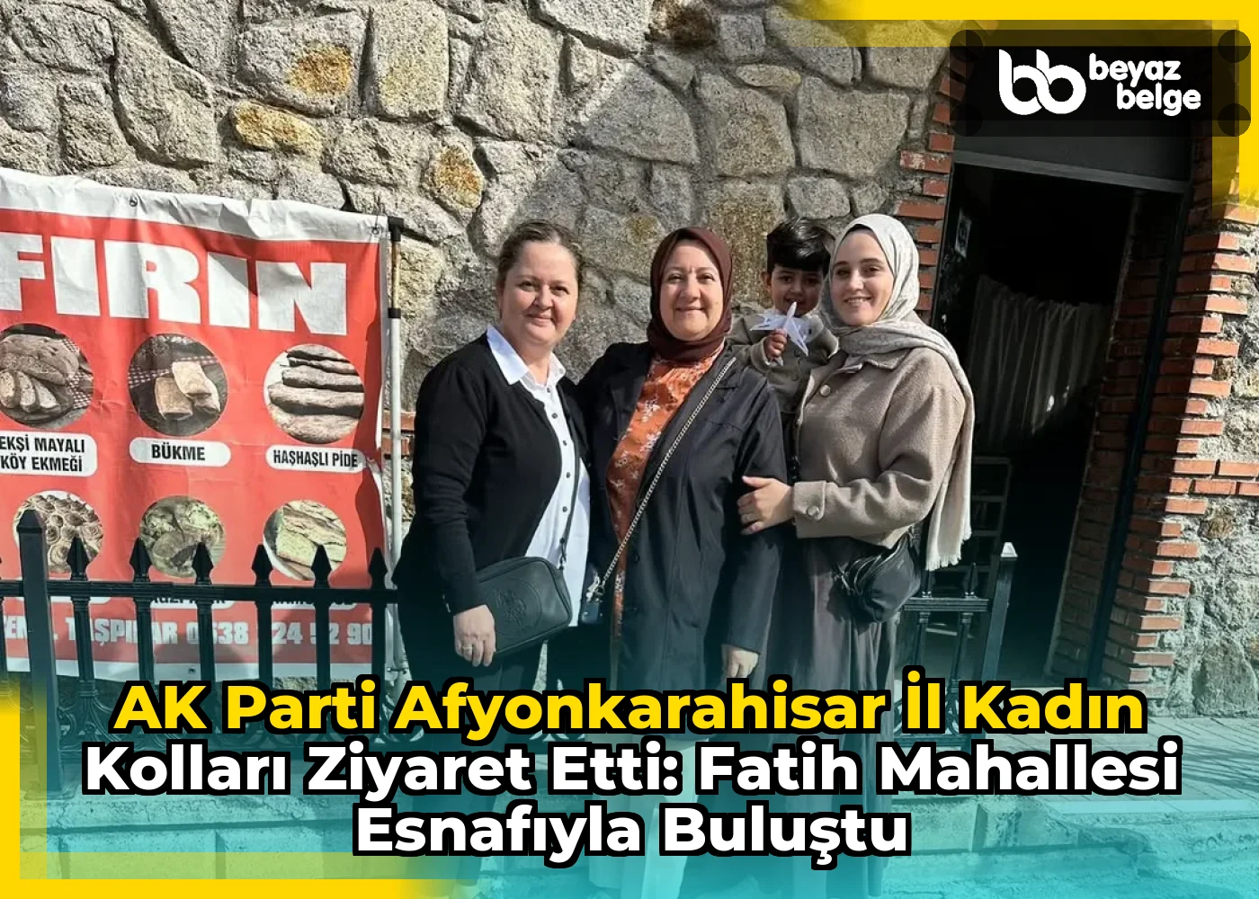 AK Parti Afyonkarahisar İl Kadın Kolları Ziyaret Etti: Fatih Mahallesi Esnafıyla Buluştu