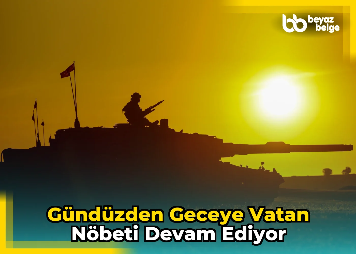 Gündüzden Geceye Vatan Nöbeti Devam Ediyor