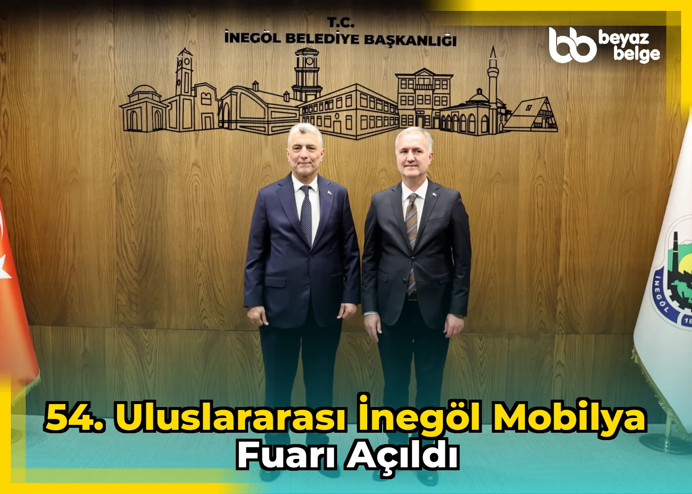 54. Uluslararası İnegöl Mobilya Fuarı Açıldı
