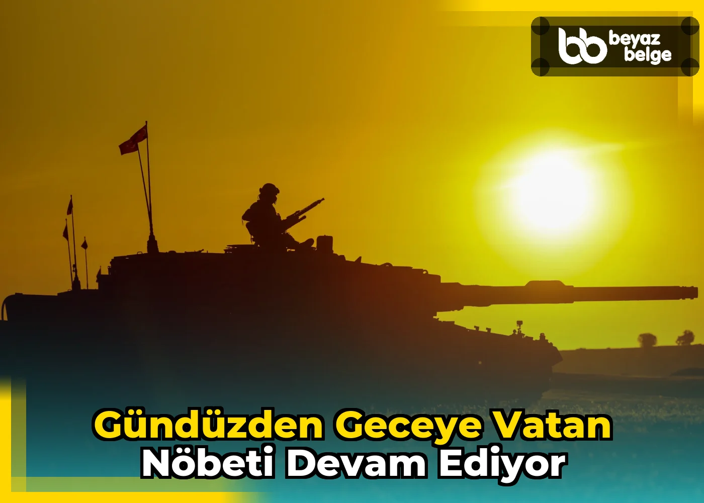 Gündüzden Geceye Vatan Nöbeti Devam Ediyor