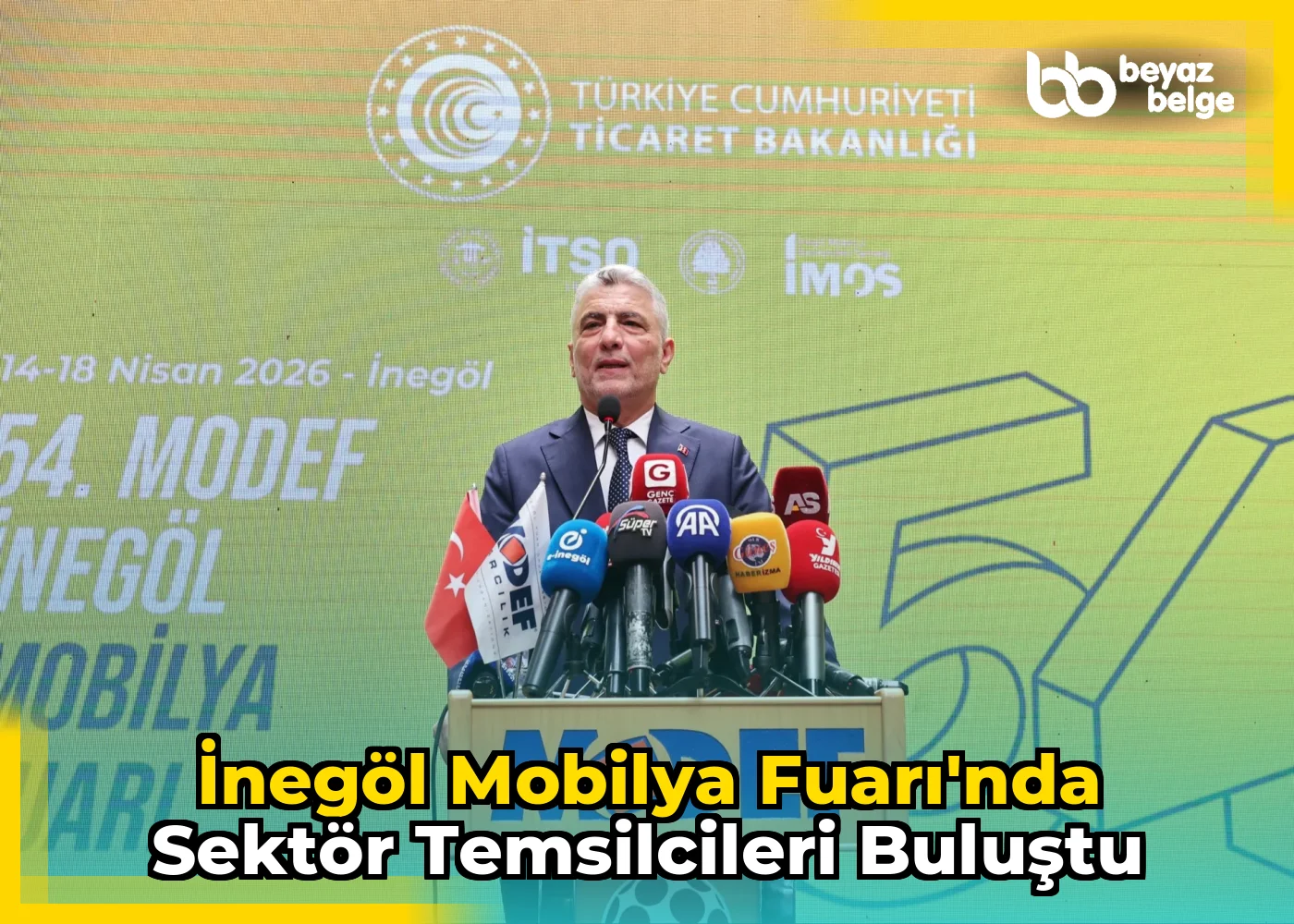 İnegöl Mobilya Fuarı'nda Sektör Temsilcileri Buluştu