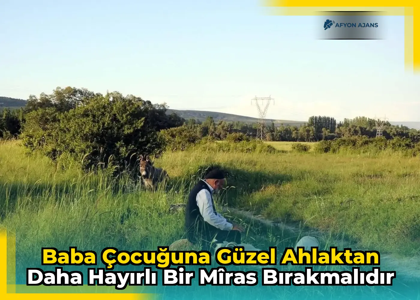 Baba Çocuğuna Güzel Ahlaktan Daha Hayırlı Bir Mîras Bırakmalıdır