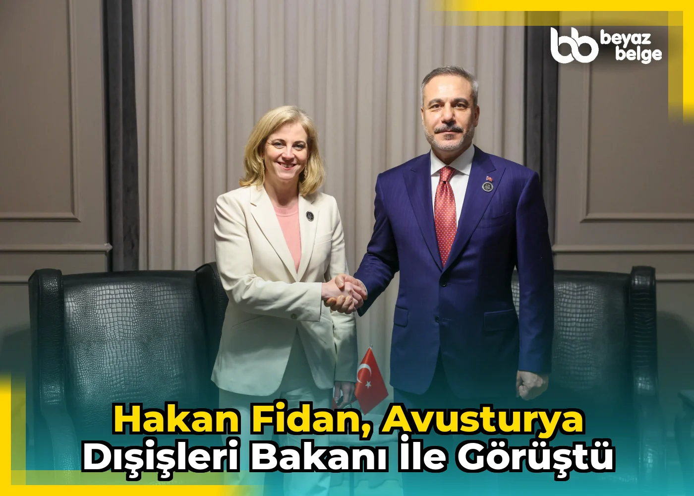 Hakan Fidan, Avusturya Dışişleri Bakanı ile görüştü