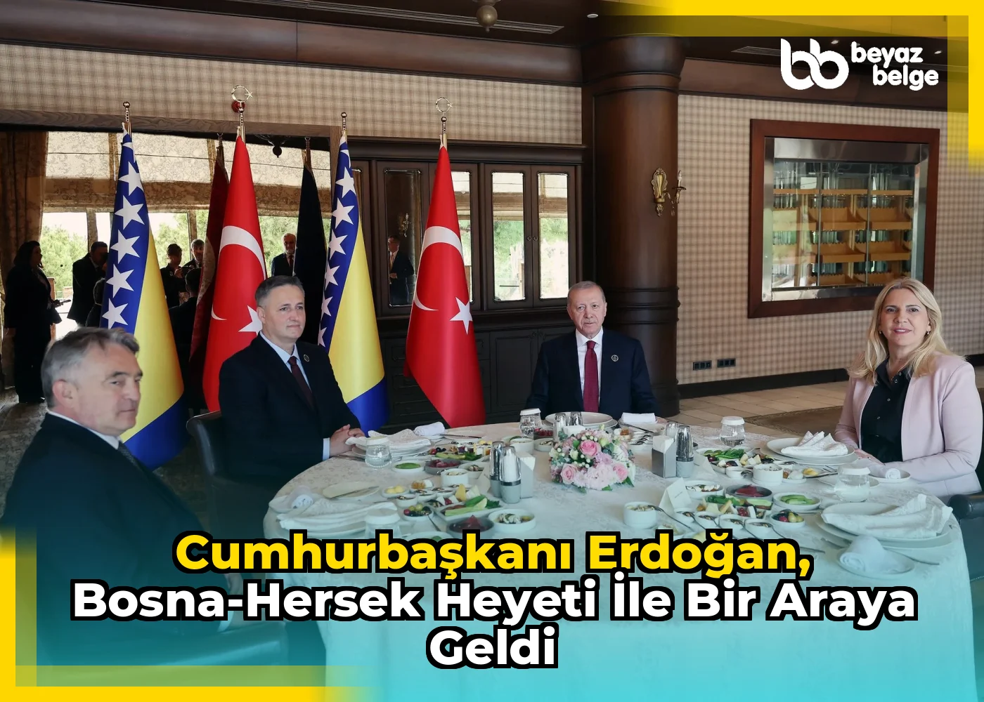 Cumhurbaşkanı Erdoğan, Bosna-Hersek Heyeti ile Bir Araya Geldi