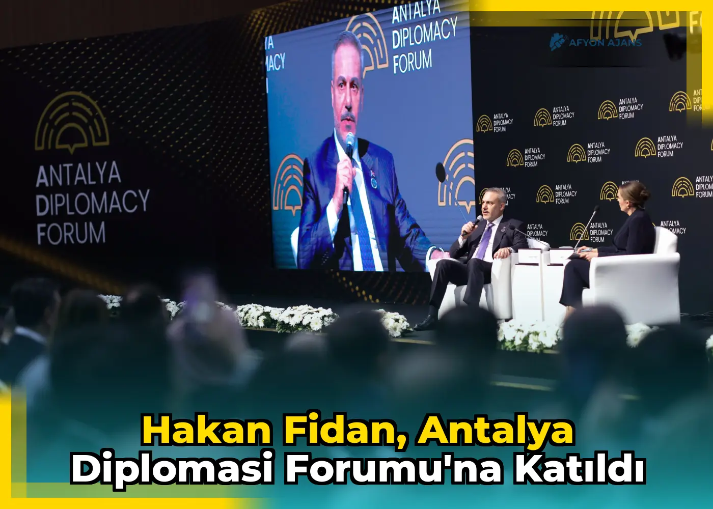 Hakan Fidan, Antalya Diplomasi Forumu'na katıldı