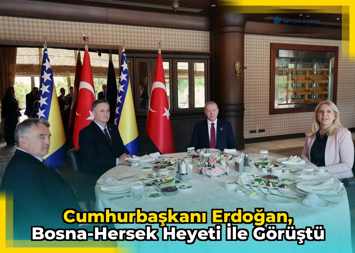Cumhurbaşkanı Erdoğan, Bosna-Hersek Heyeti ile Görüştü