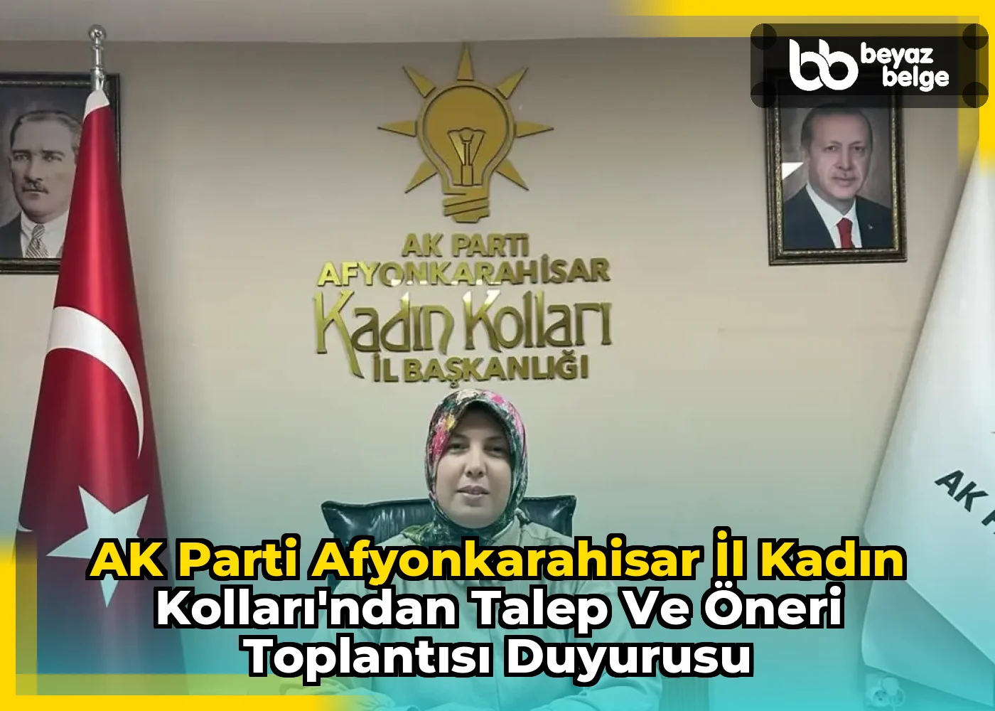 AK Parti Afyonkarahisar İl Kadın Kolları'ndan Talep ve Öneri Toplantısı Duyurusu