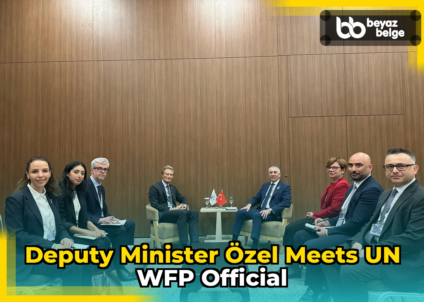 Deputy Minister Özel meets UN WFP official