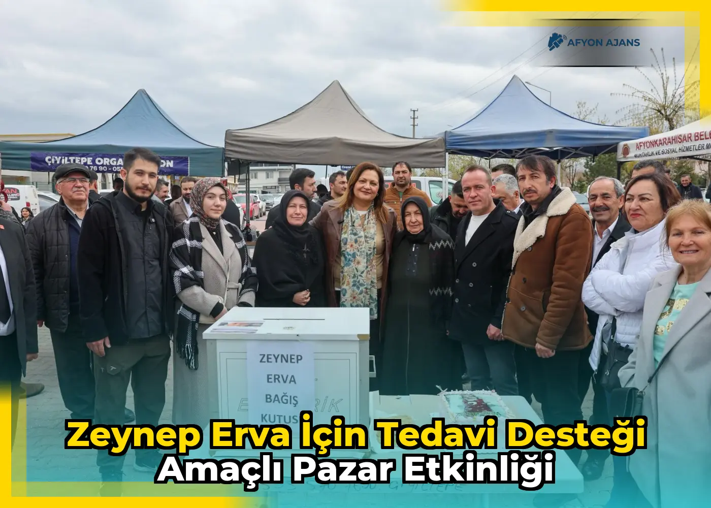Zeynep Erva için tedavi desteği amaçlı pazar etkinliği