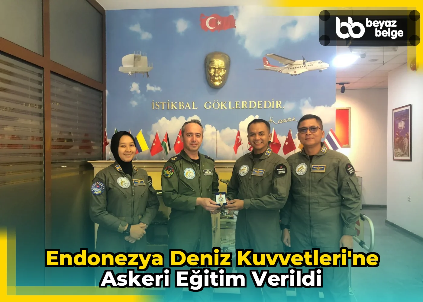 Endonezya Deniz Kuvvetleri'ne Askeri Eğitim Verildi